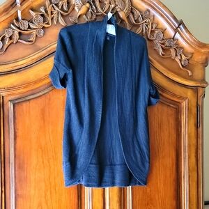 Banana Republic Black Open Front Cardigan